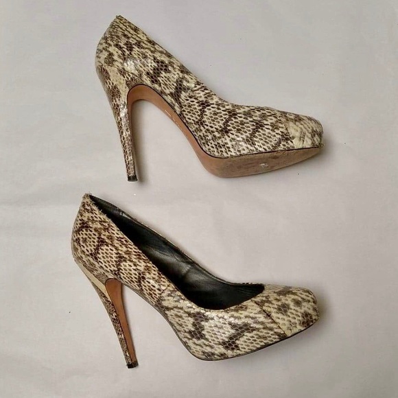 dolce vita snakeskin heels